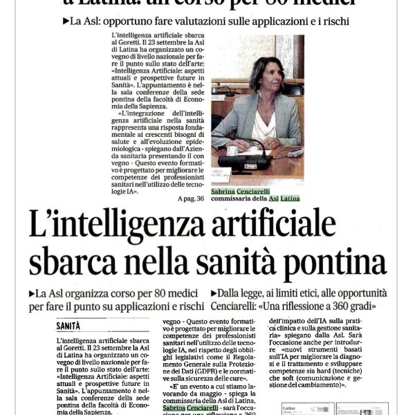 IA in Sanità - ASL LATINA