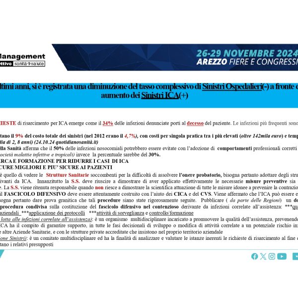 19° Forum Risk Management - Arezzo 19° Forum Risk Management - Arezzo