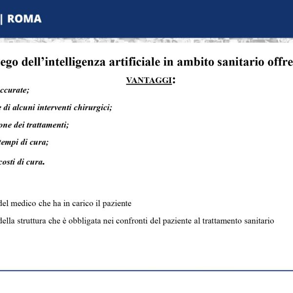 SLIDE 7° Forum Giuridico in Sanità
