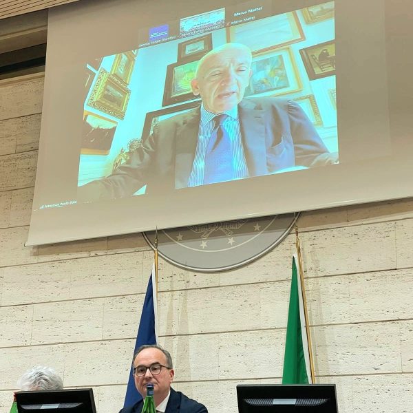 Il vicepresidente dott. Fernando Capuano. In collegamento