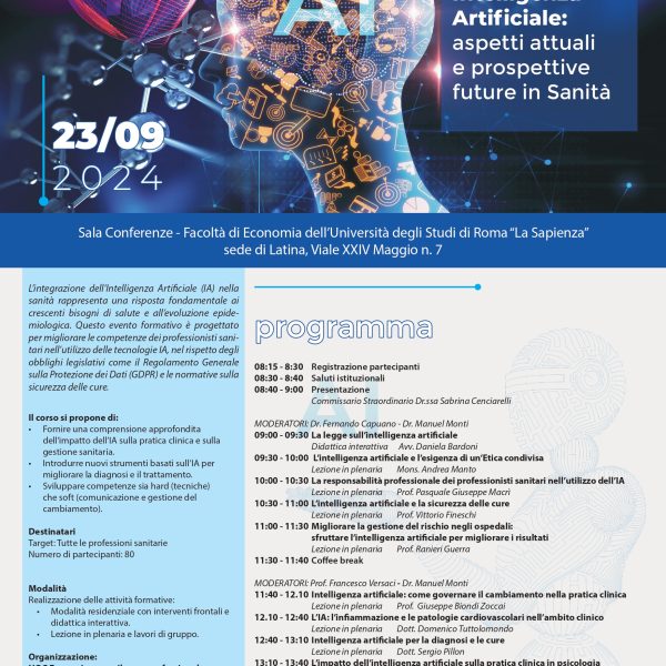 ASL LATINA - 23 settembre 2024
